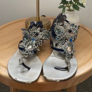 Rene Caovilla Jeweled Flats